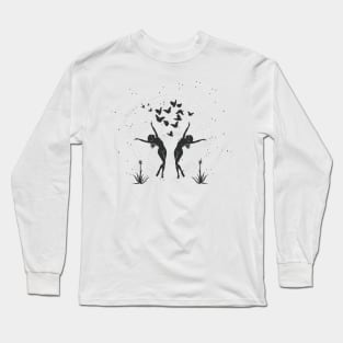 Dancing Sister Goddesses Long Sleeve T-Shirt